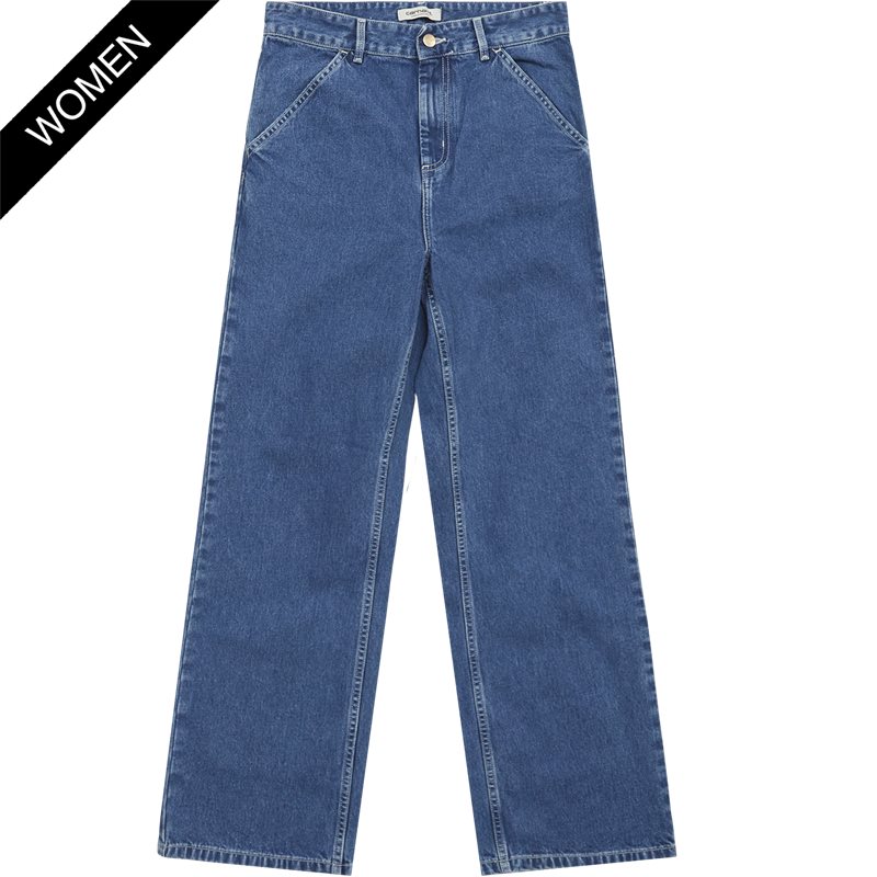 Carhartt Women W Simple Pant I031924.0106 Blue Stone Washed