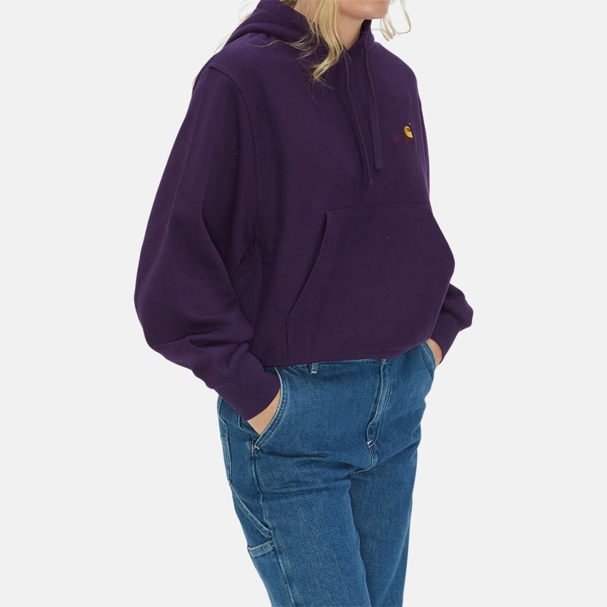 Carhartt WIP Women Sweatshirts W HD AMERICAN SCRIPT SWEAT I032327 CASSIS