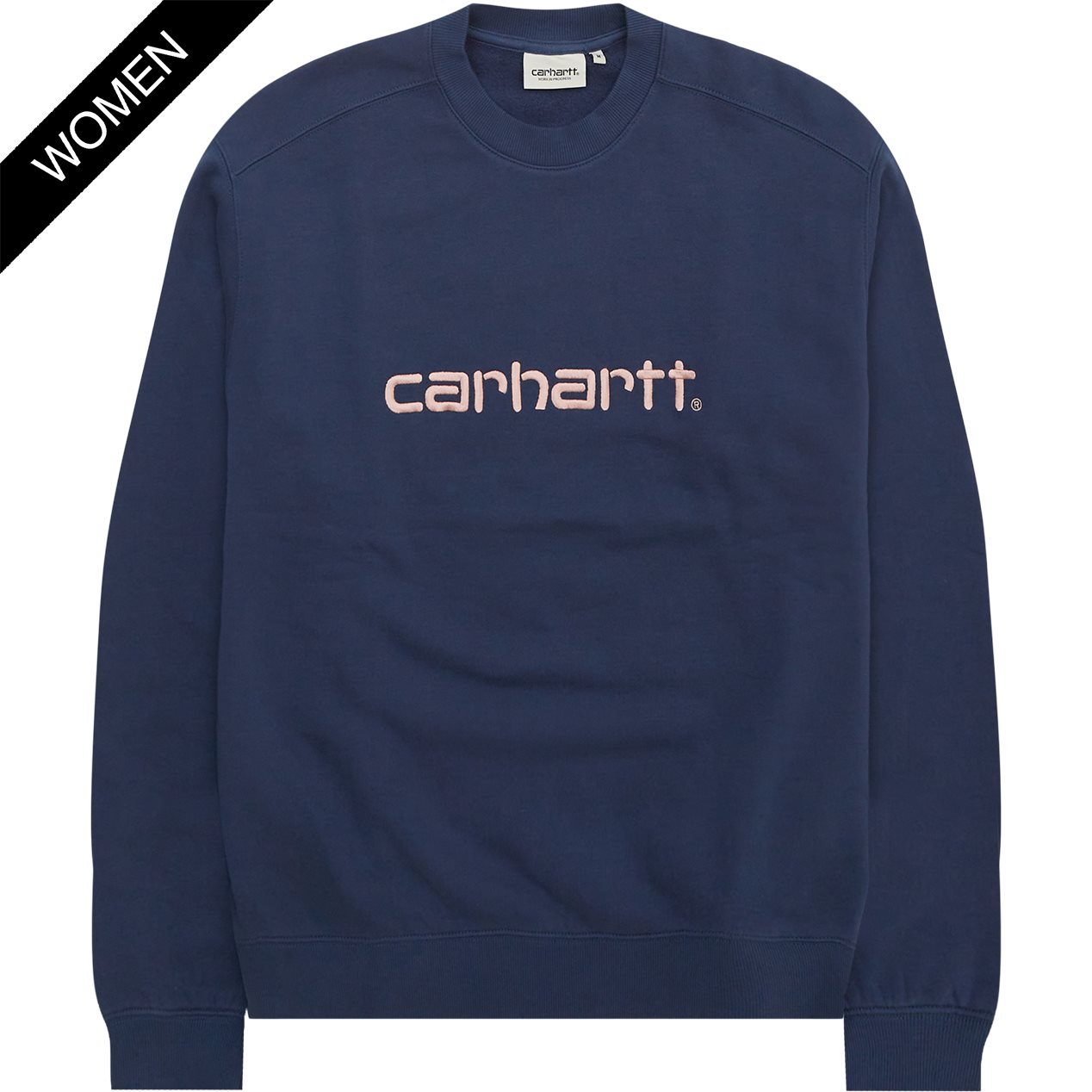 Carhartt WIP Women Sweatshirts W CARHARTT SWEAT I032694 Blå