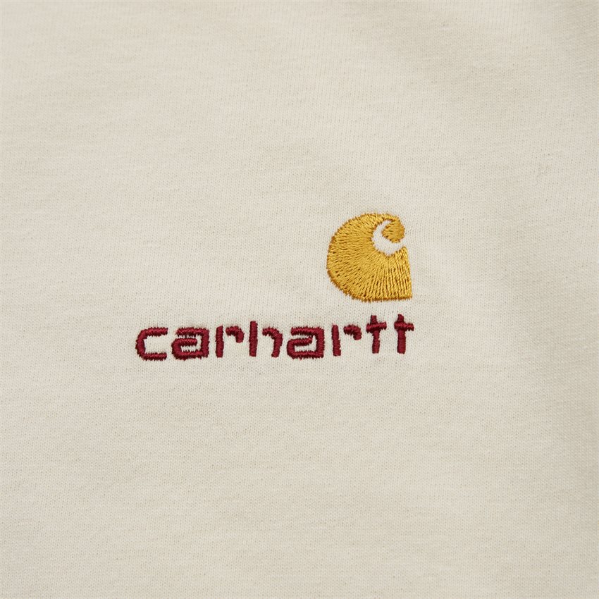 Carhartt WIP Women T-shirts W SS AMERICAN SCRIPT T-SHIRT I032218. NATURAL