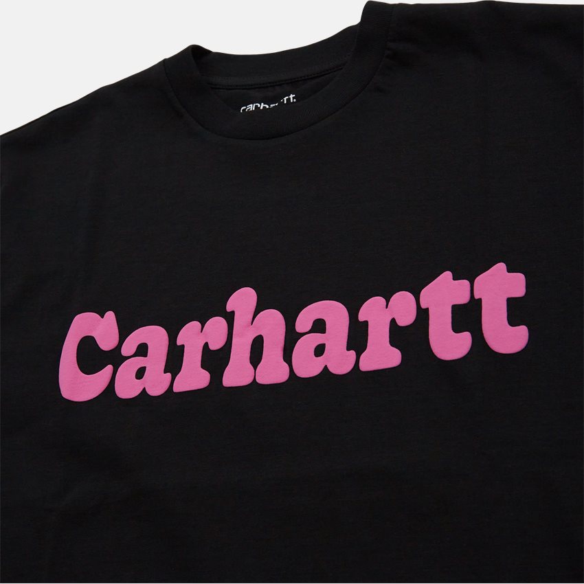Carhartt WIP Women T-shirts W SS BUBBLES T-SHIRT I032420 BLACK