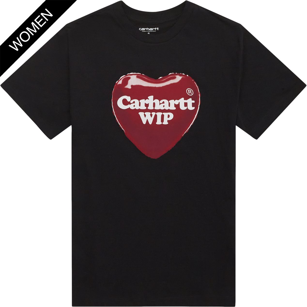 Carhartt WIP Women T-shirts W SS HEART BALLOON T-SHIRT I032367 Svart