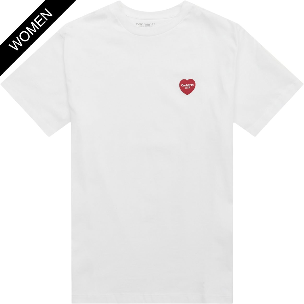 Carhartt WIP Women T-shirts W SS HEART PATCH T-SHIRT I032318 Hvid