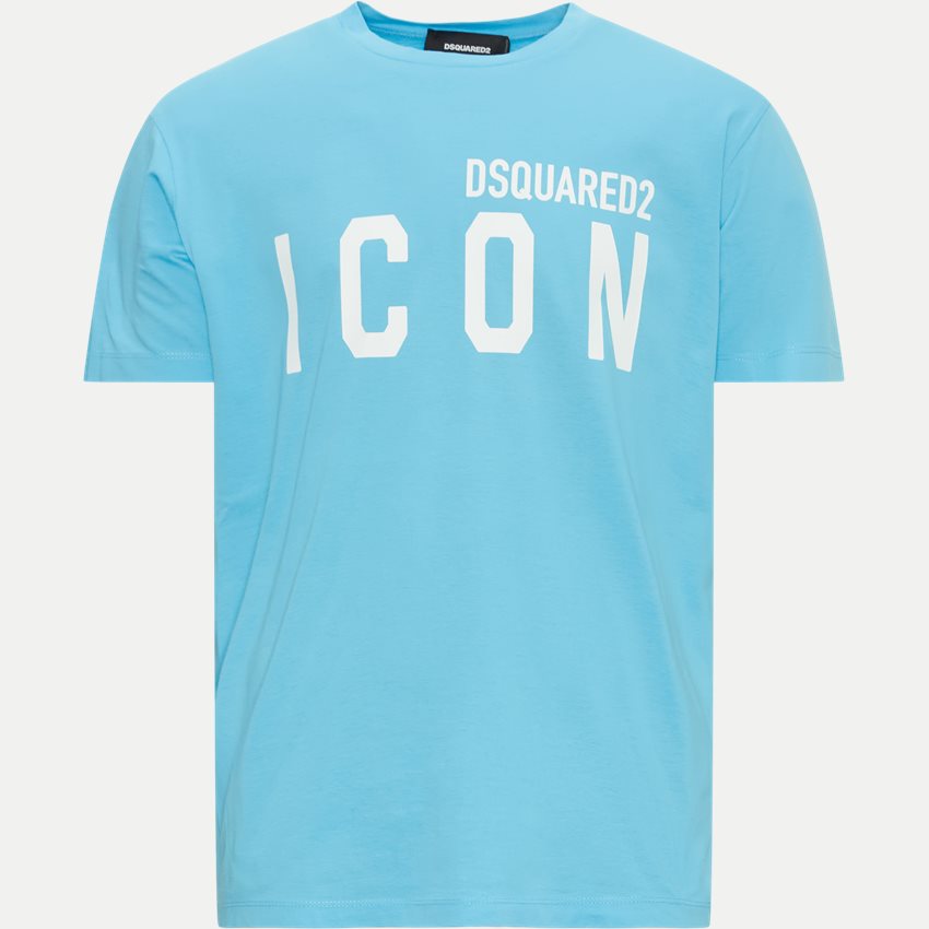 Dsquared2 T-shirts S79GC0003 S23009 ICON BLÅ