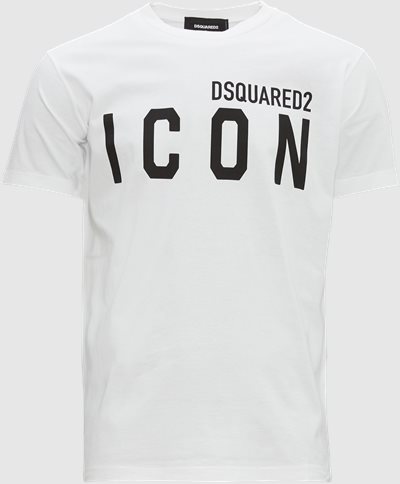 Dsquared2 T-shirts S79GC0003 S23009 ICON Hvid