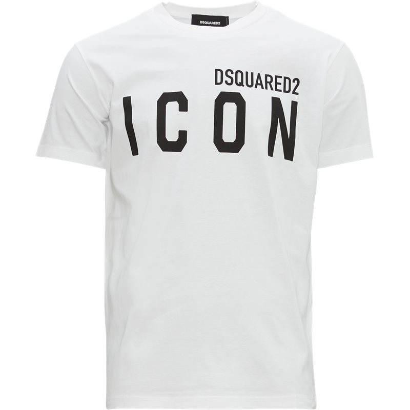 Dsquared2 Regular fit S79GC0003 S23009 ICON T-shirts Hvid