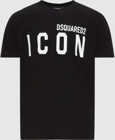 Dsquared2 T-shirts S79GC0003 S23009 ICON Sort