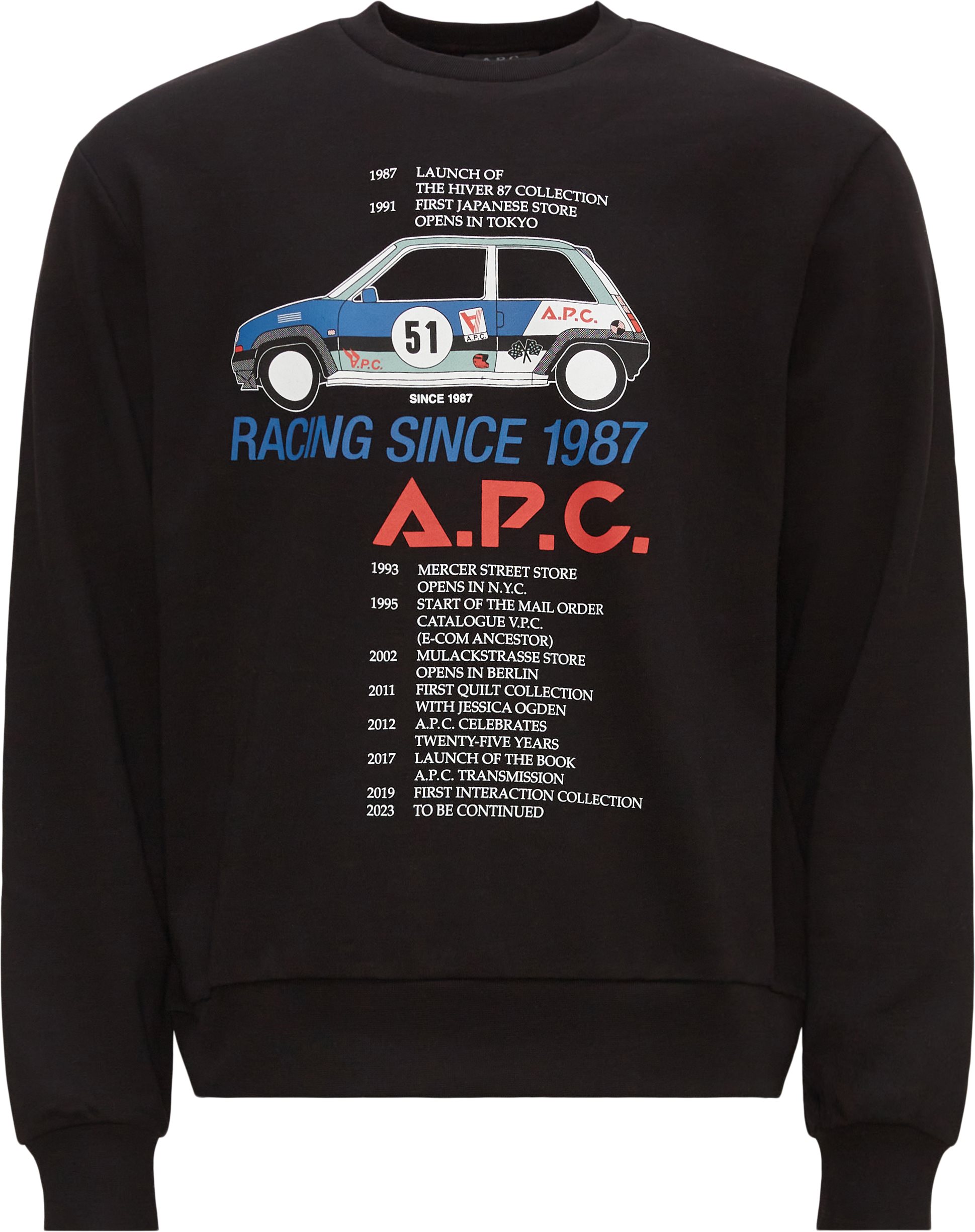 A.P.C. Sweatshirts COFAX H27812 Black