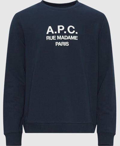 A.P.C. Sweatshirts COEZD H27500 Blue