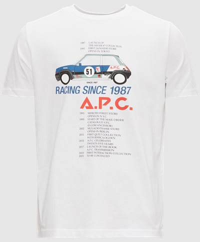 A.P.C. T-shirts COBQX H26261 Hvid