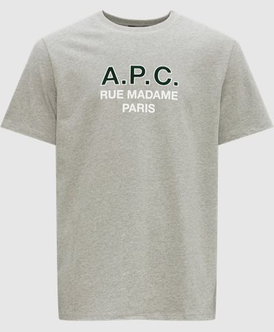 A.P.C. T-shirts COEXC H26175 Grå