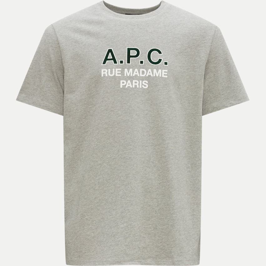 A.P.C. T-shirts COEXC H26175 GRÅ