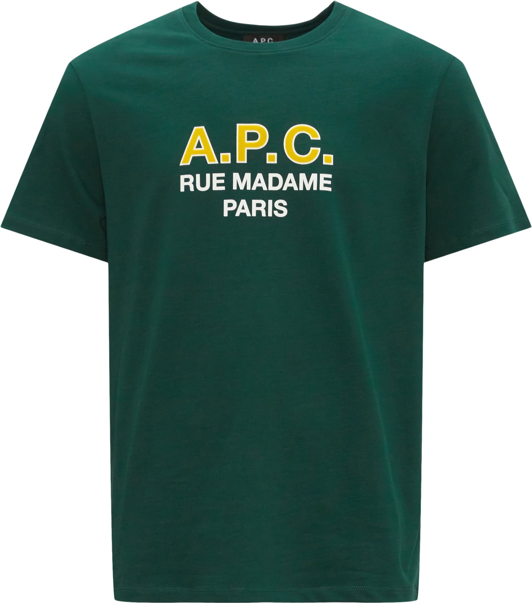 A.P.C. T-shirts COEXC H26175 Green