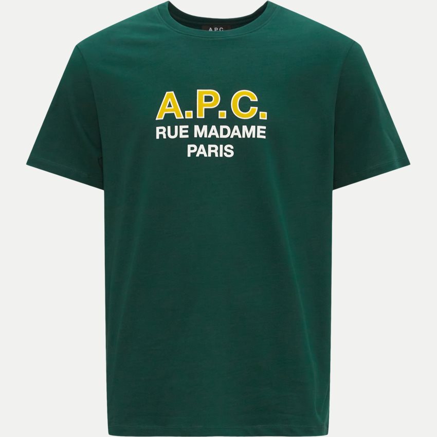 A.P.C. T-shirts COEXC H26175 GRØN