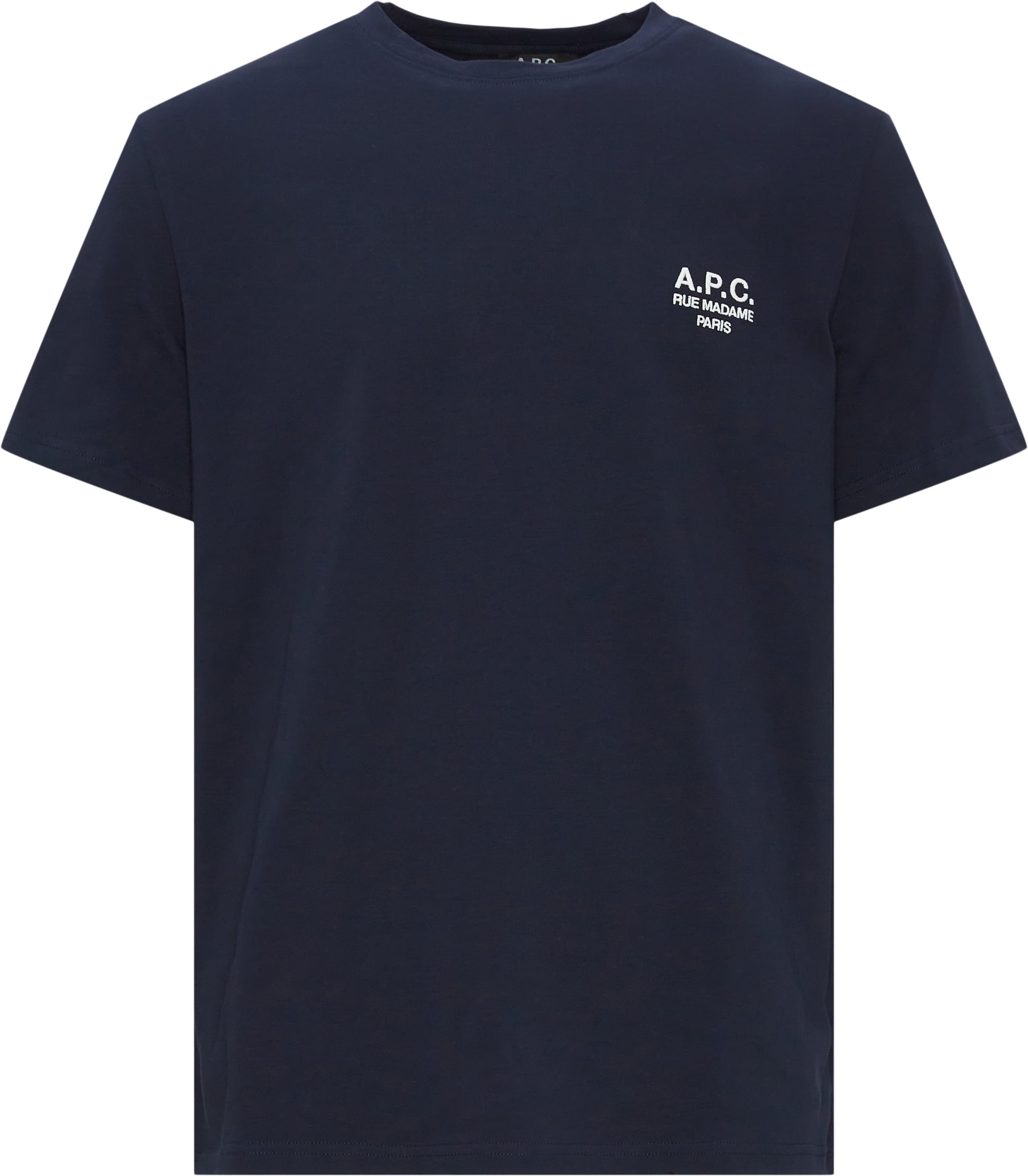 A.P.C. Logo t-shirts COEZC H26840 Blå