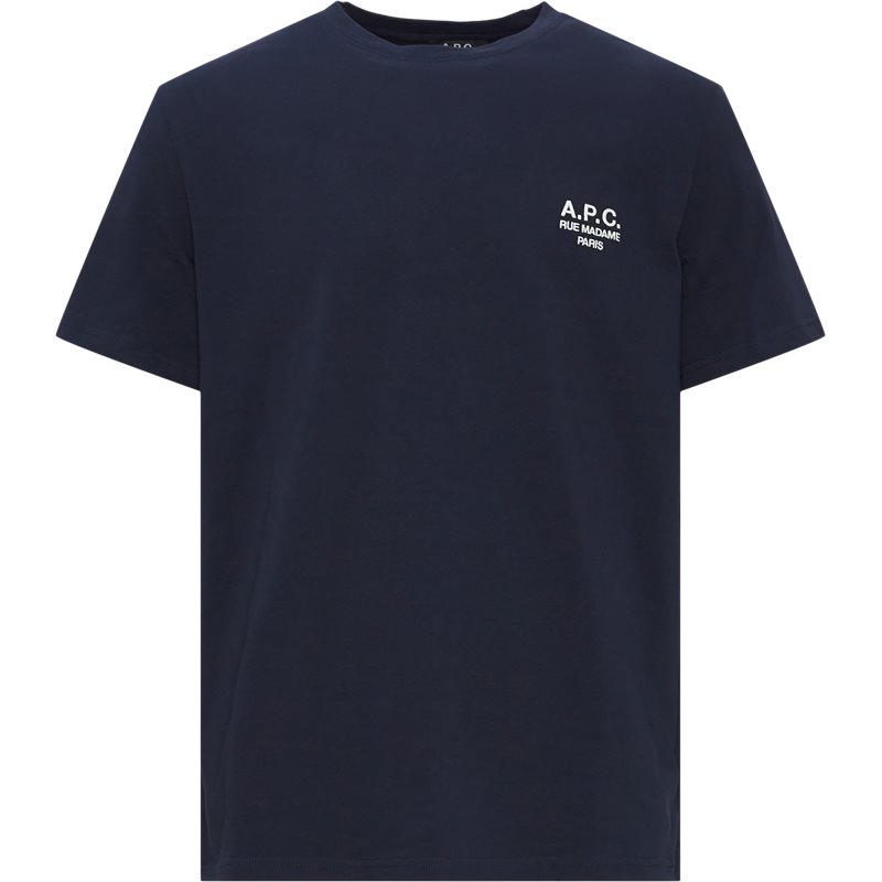 Se A.P.C Regular fit COEZC H26840 T-shirts Navy hos Axel.dk