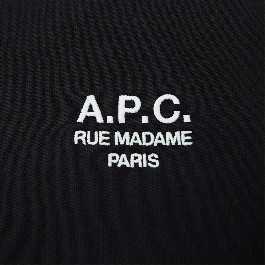 A.P.C. T-shirts COEZC H26840 SORT