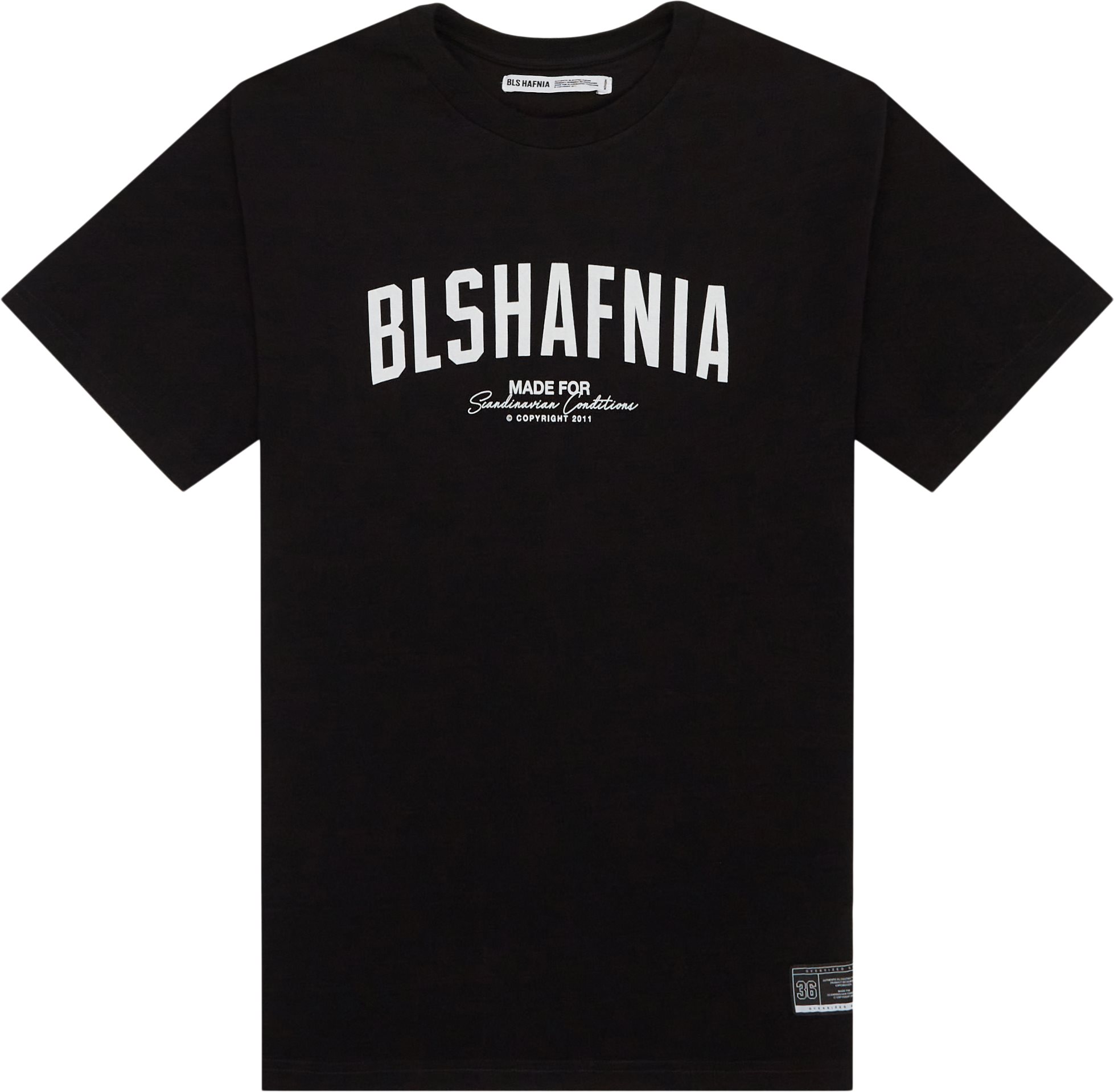 BLS T-shirts BACKSTAGE TEE 202308038 Black