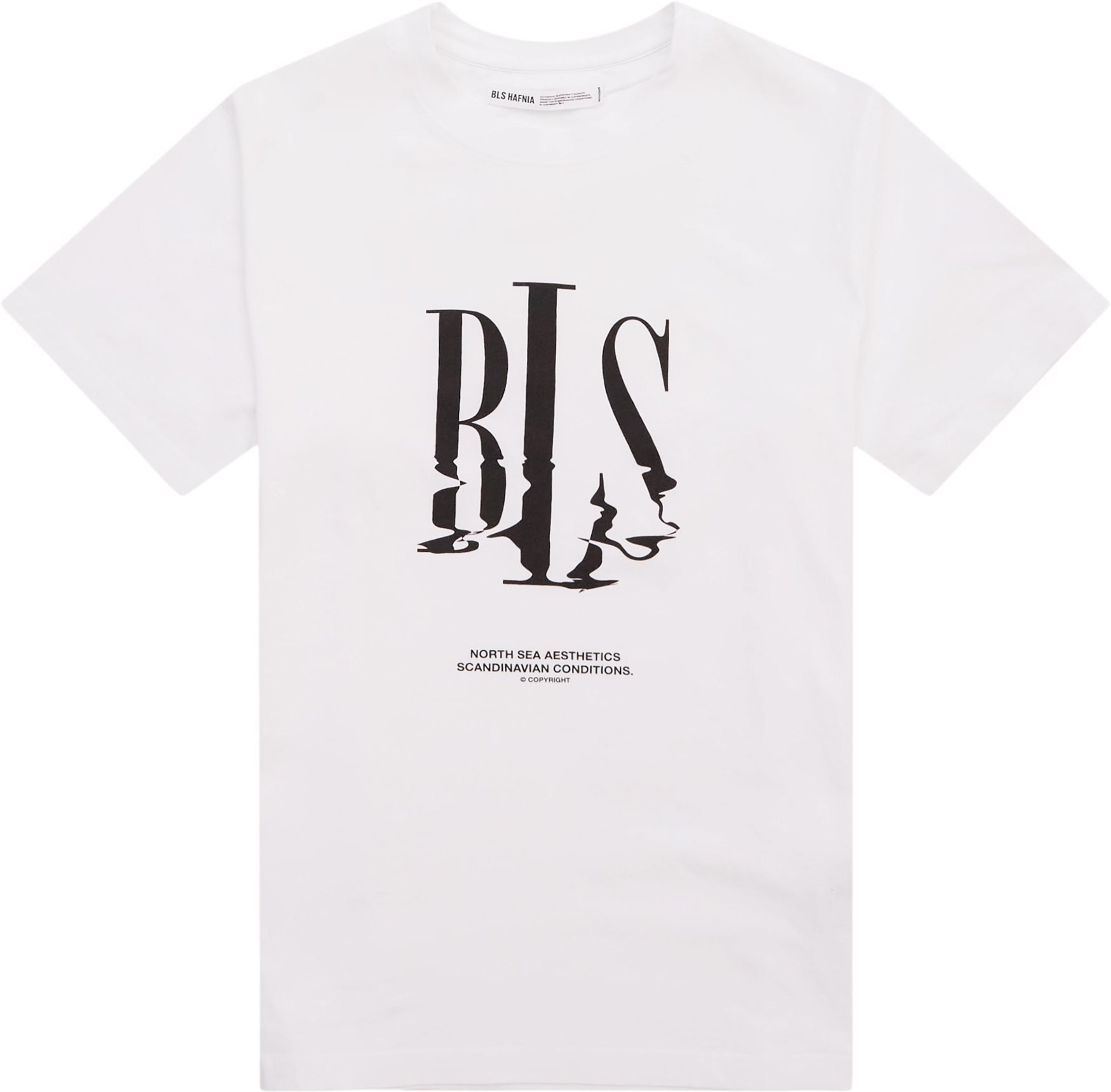 BLS T-shirts NORTH SEA TEE 202308059 Hvid
