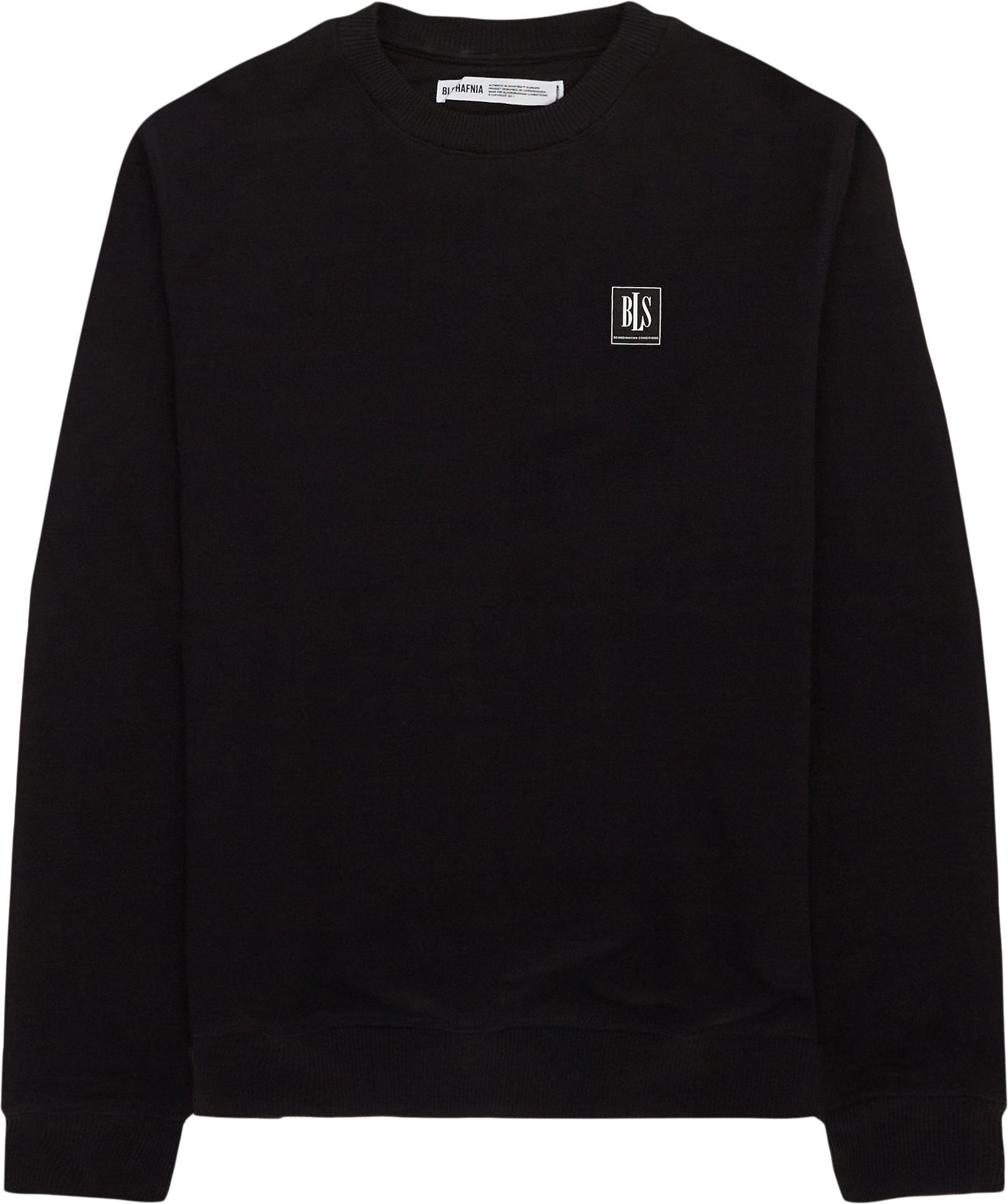 BLS Sweatshirts MOLTISANTI BADGE CREW 202308062 Black