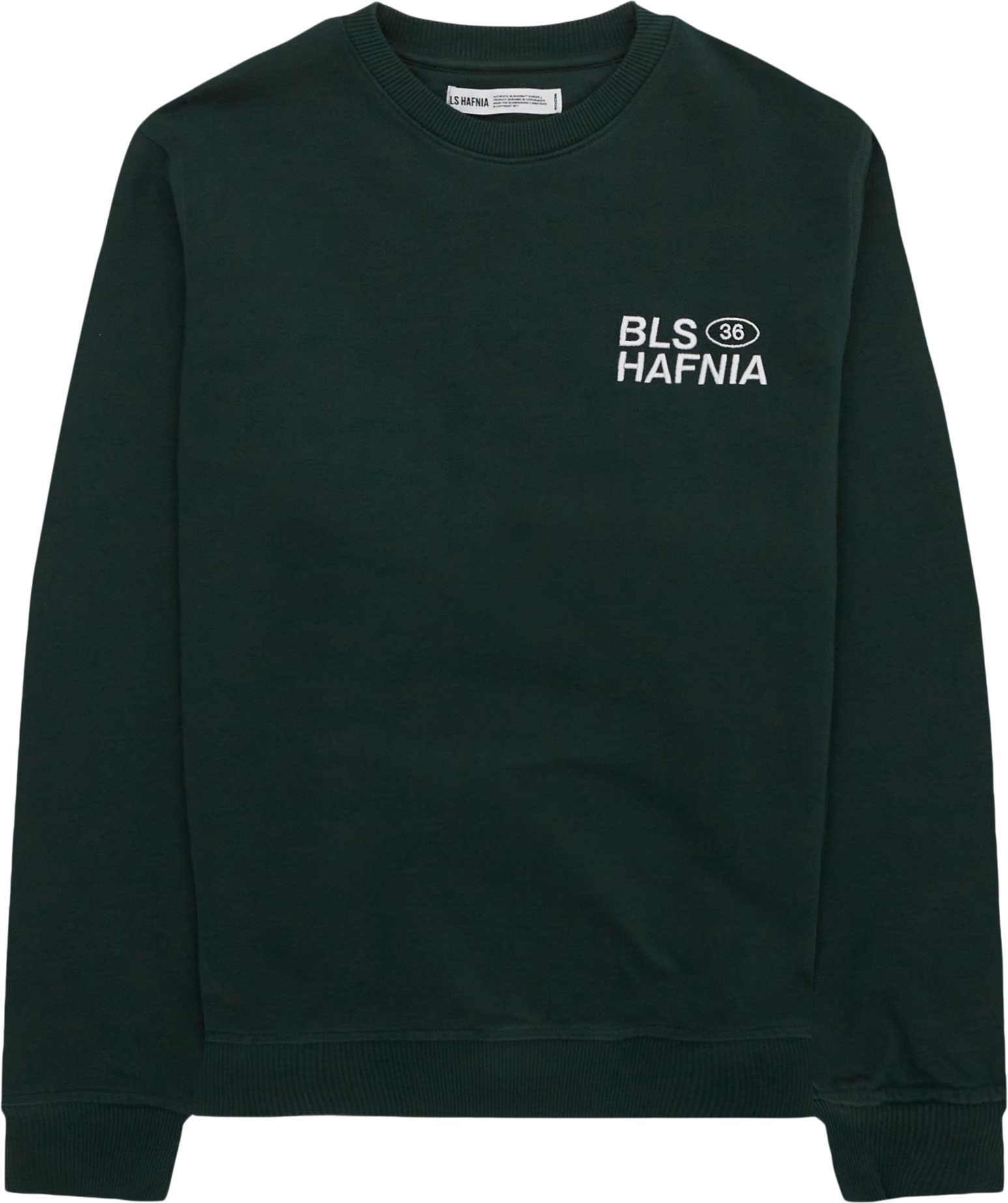 BLS Sweatshirts CRACKED VARSITY CREW 202308049 Green