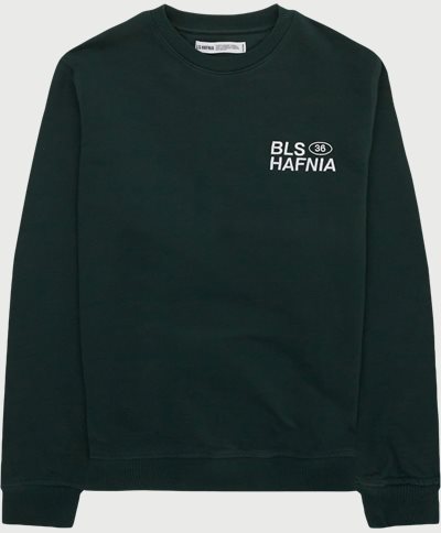 BLS Sweatshirts CRACKED VARSITY CREW 202308049 Grøn