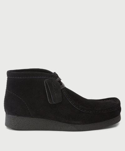 Clarks Shoes WALLABEE BOOT Black