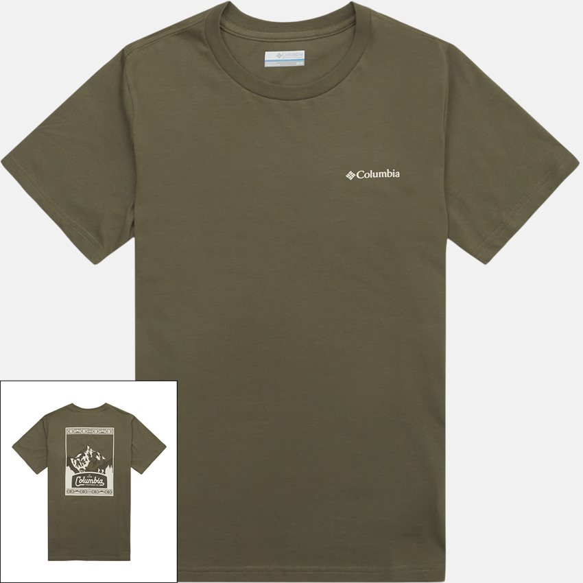 ozon Gemme nøgen CSC SEASONAL LOGO TEE 1991036 T-shirts ARMY fra Columbia 300 DKK