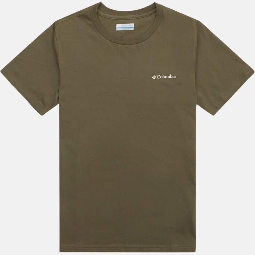Columbia T-shirts CSC SEASONAL LOGO TEE 1991036 ARMY