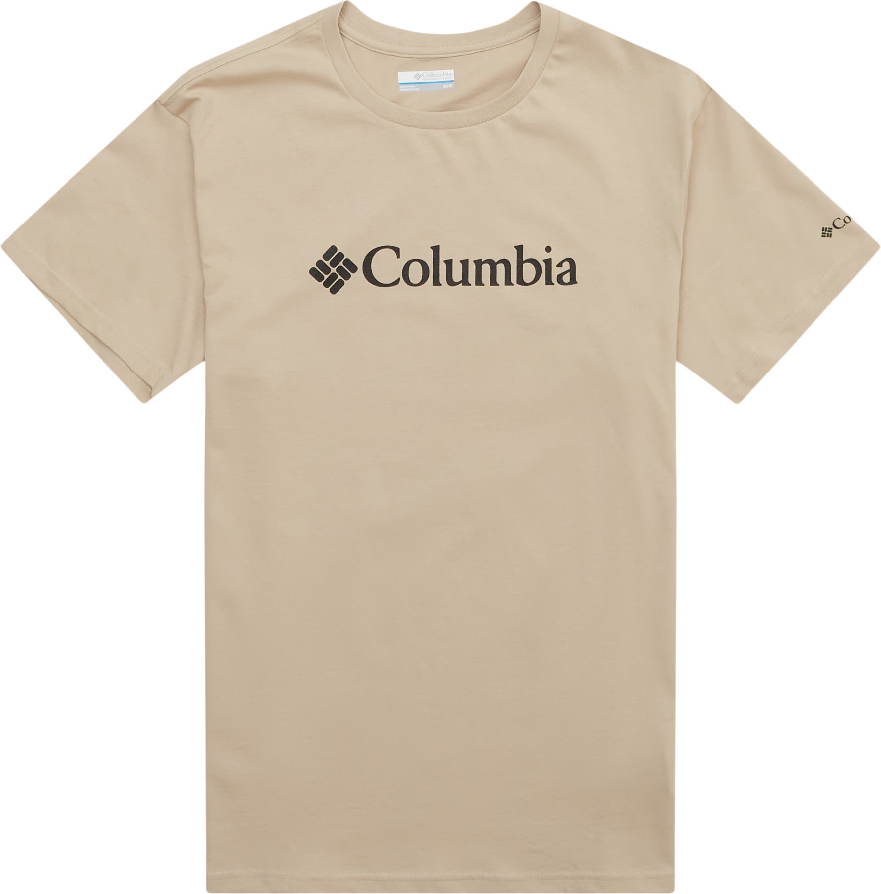 Columbia T-shirts CSC BASIC CHEST LOGO SS TEE 1680053 Sand
