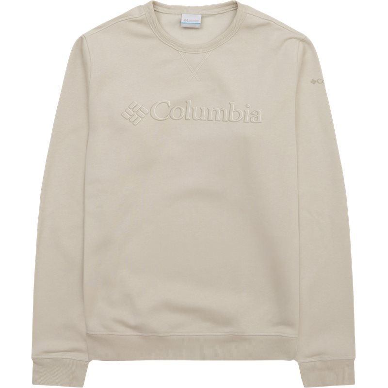nødvendig enorm gasformig Columbia M Columbia Logo Fleece Crew Sand - Sweatshirts - Bukser og jeans -  herretøj - toej.dk