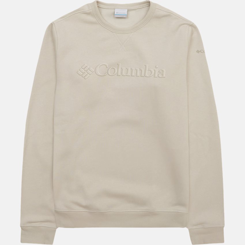 Columbia Sweatshirts M COLUMBIA LOGO FLEECE CREW 1884931 SAND