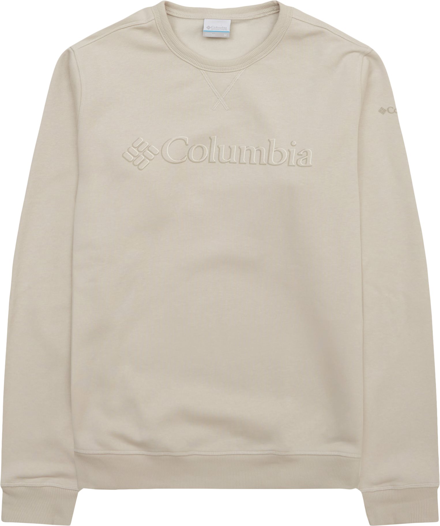 Columbia Sweatshirts M COLUMBIA LOGO FLEECE CREW 1884931 Sand