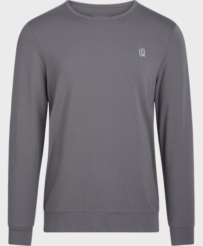 URBAN QUEST Sweatshirts 1340 BAMBOO SWEATSHIRT Grey