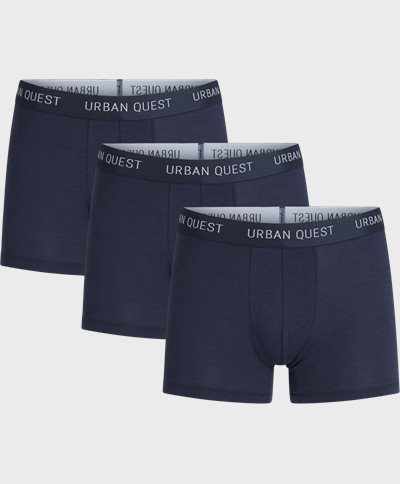 URBAN QUEST Underwear 1400 3-PACK BAMBOO TIGHTS Blue