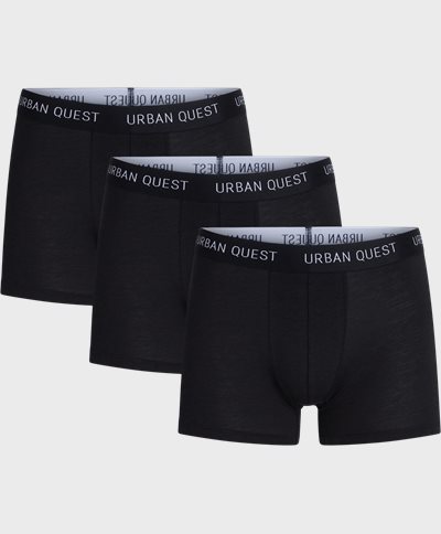 URBAN QUEST Underwear 1400 3-PACK BAMBOO TIGHTS Black