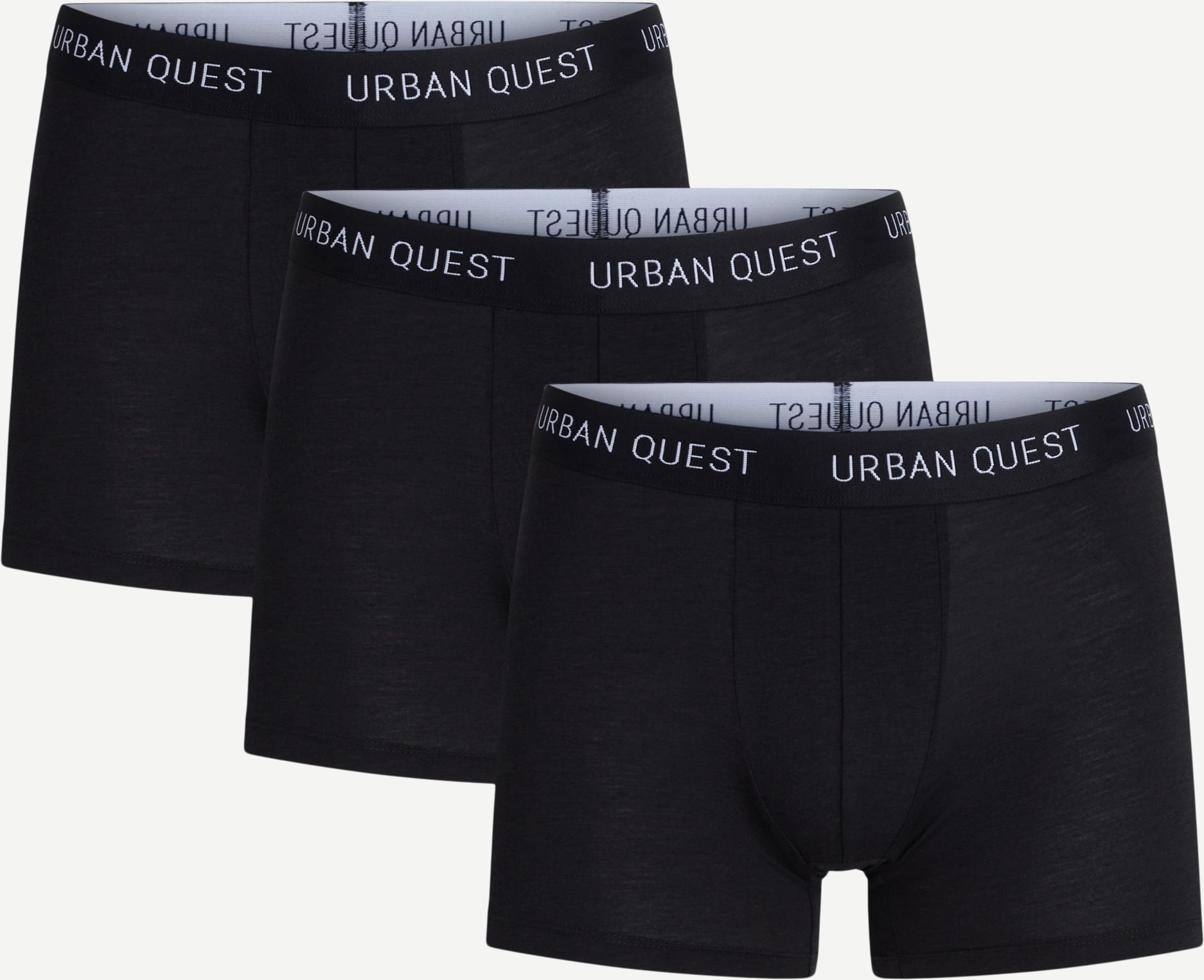 URBAN QUEST Underwear 1400 3-PACK BAMBOO TIGHTS Black