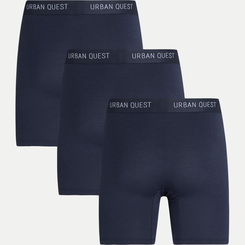 URBAN QUEST Underwear 1420 3-PACK LONG LEG BAMBOO TIGHTS NAVY