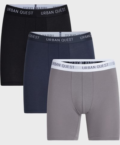 URBAN QUEST Underwear 1420 3-PACK LONG LEG BAMBOO TIGHTS Multi