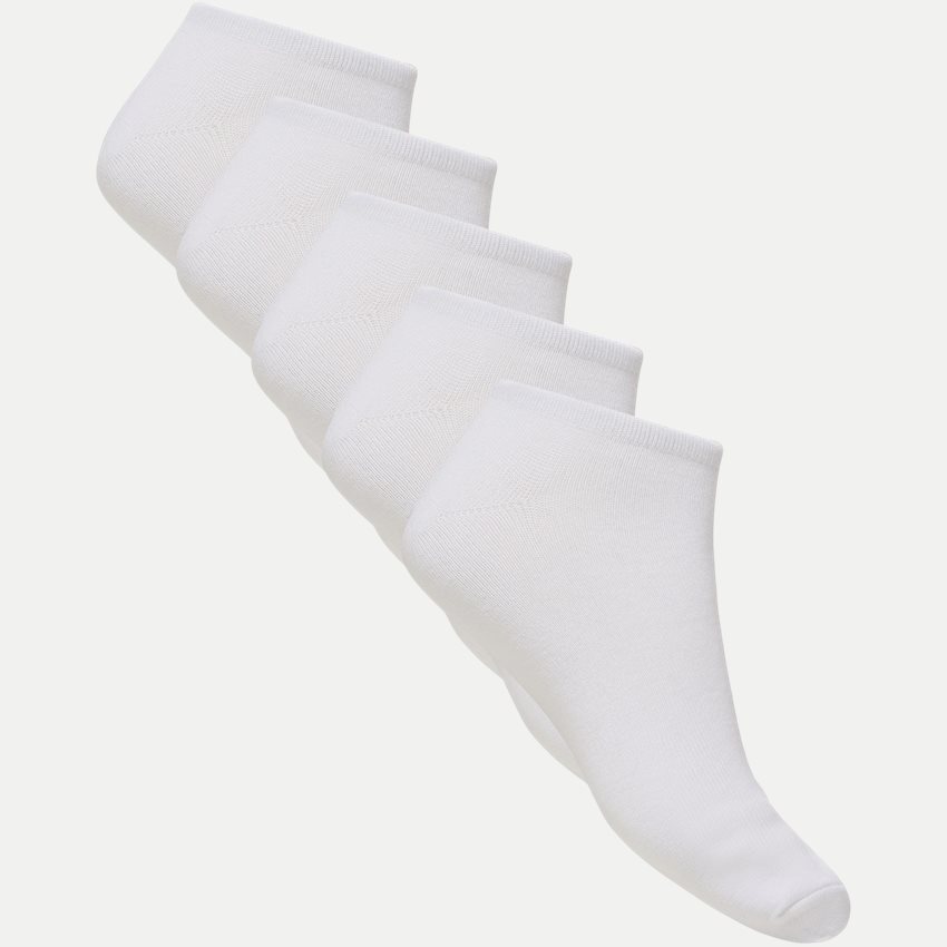 URBAN QUEST Socks 1440 5-PACK BAMBOO FOOTIE HVID