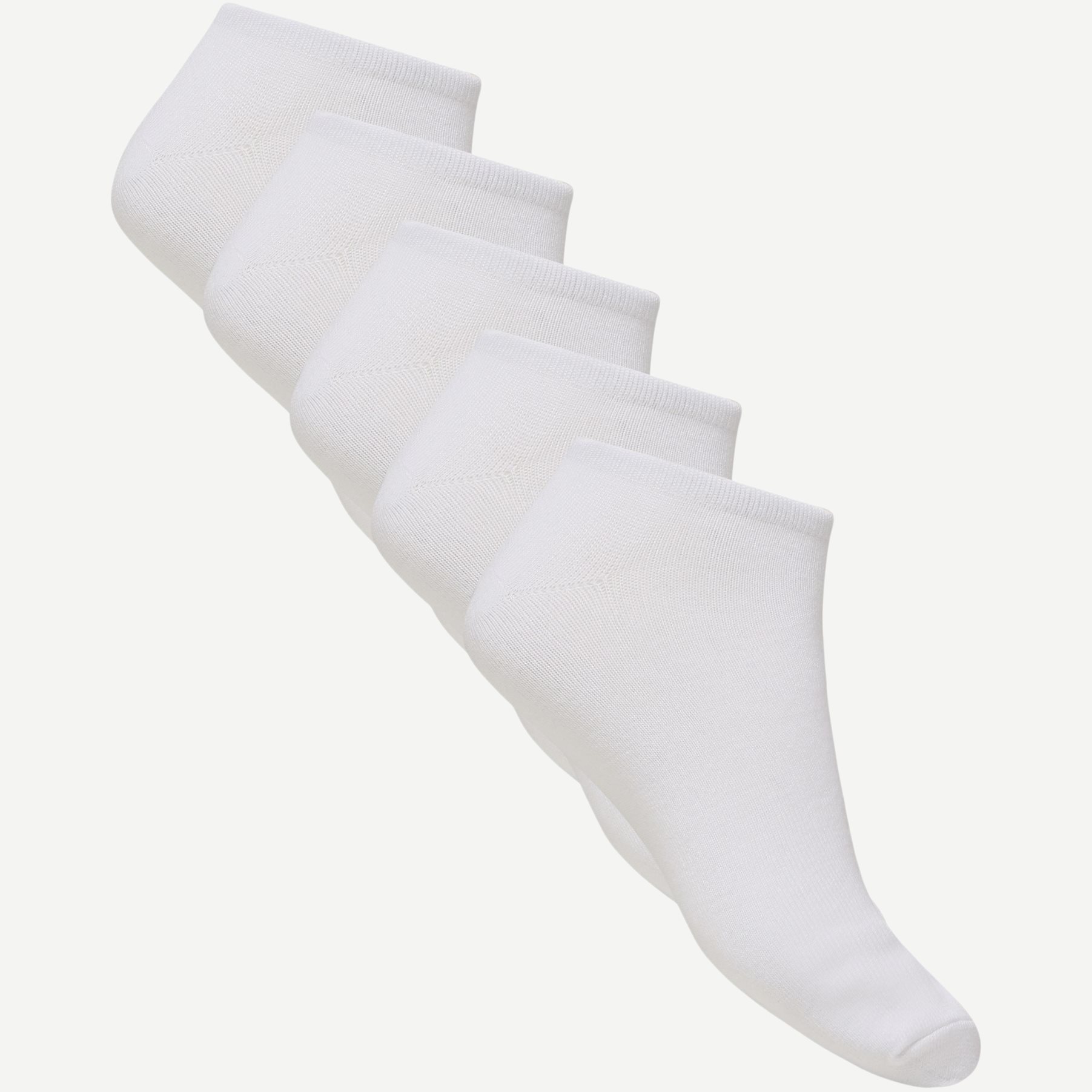 URBAN QUEST Socks 1440 5-PACK BAMBOO FOOTIE White