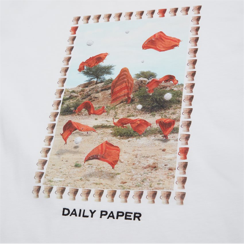 Daily Paper T-shirts RASHAD SS TEE 2321106 HVID