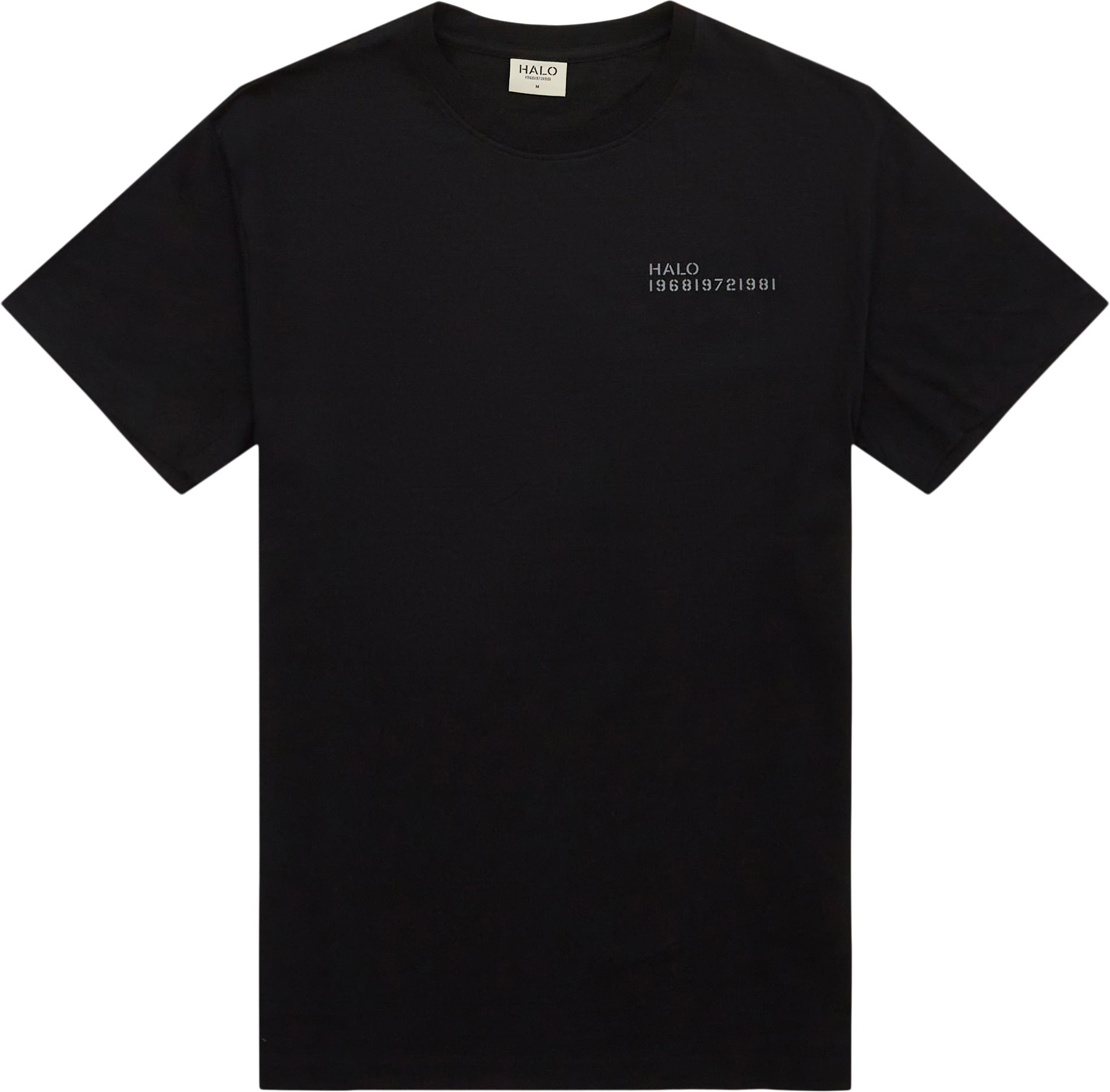 HALO T-shirts COTTON T-SHIRT 610560 Black