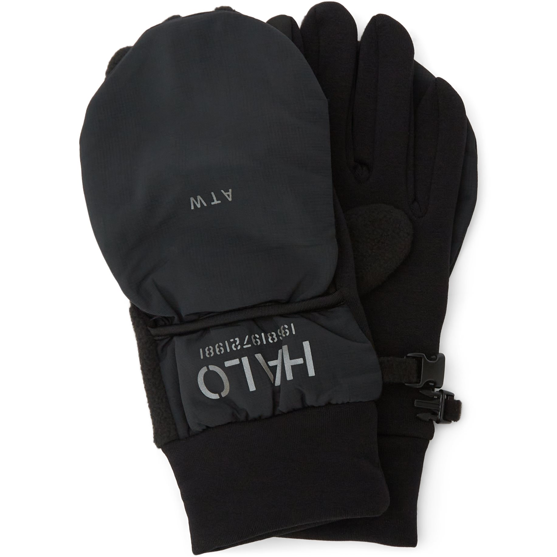 HALO Gloves FLEECE GLOVES 610451 Black