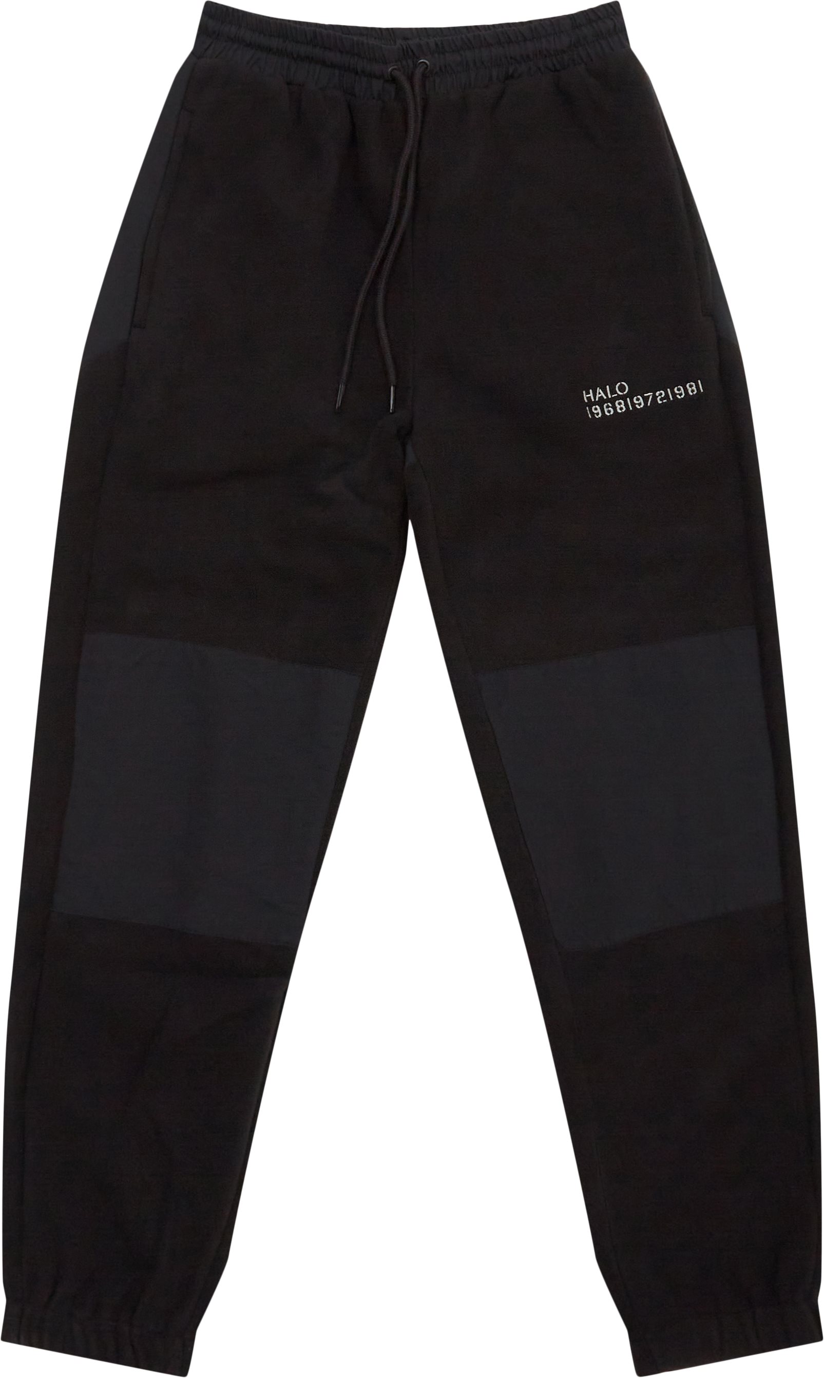 HALO Trousers FLEECE PANTS 610244 Black