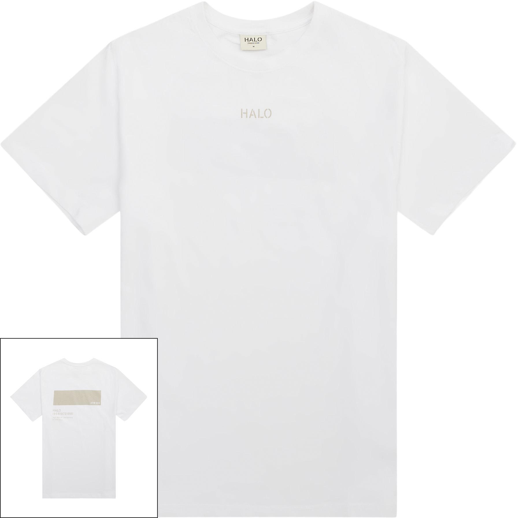 HALO T-shirts GRAPHIC TEE 610409 Vit