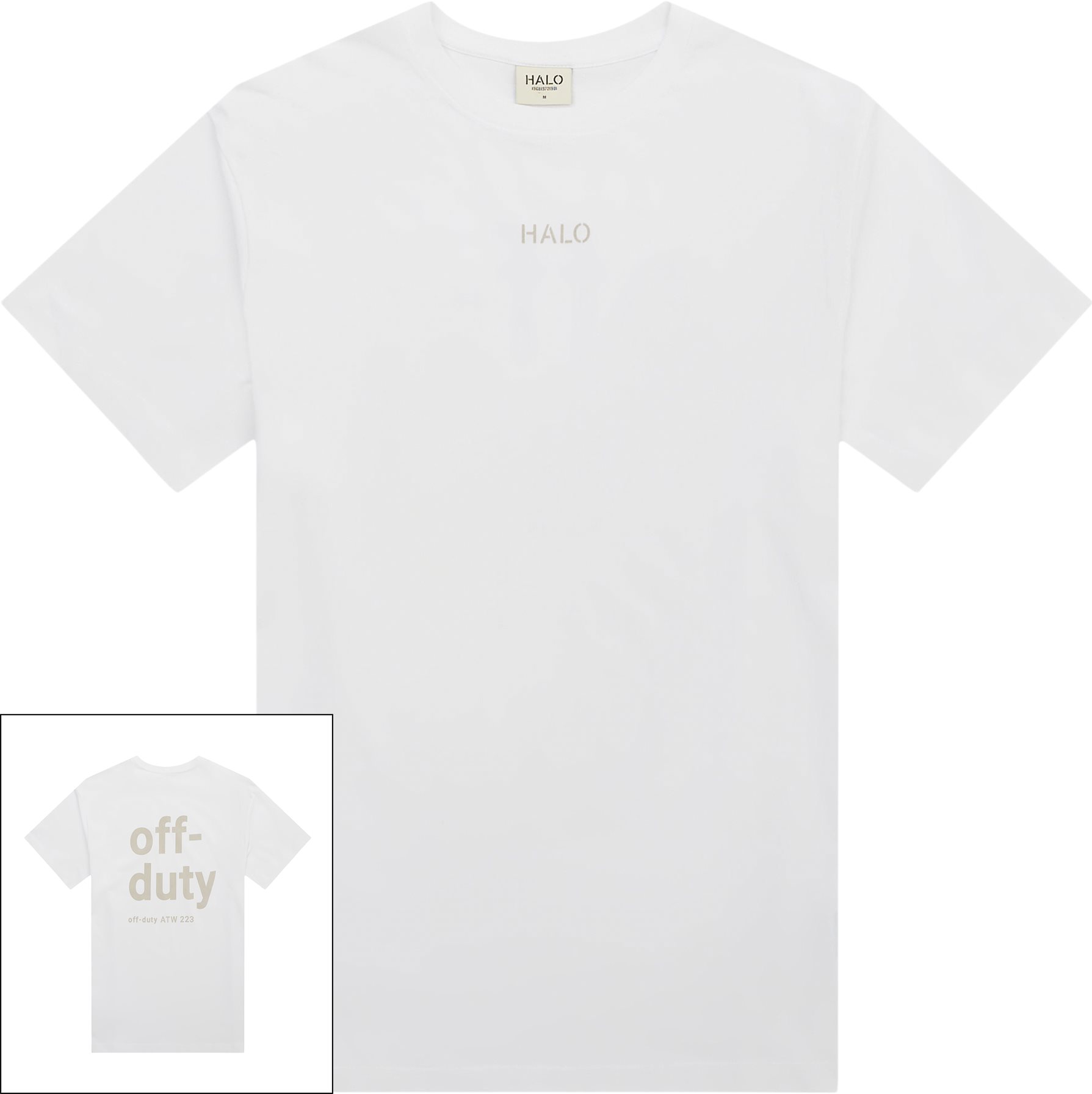HALO T-shirts GRAPHIC LOGO TEE 610486 Vit