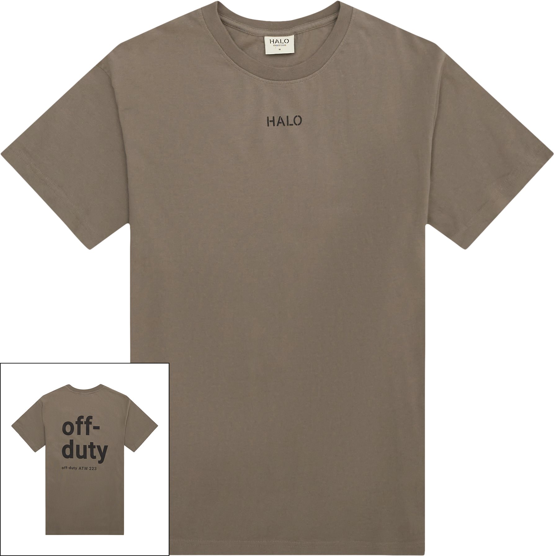 HALO T-shirts GRAPHIC LOGO TEE 610486 Brun