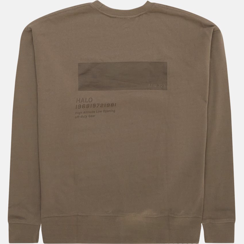 HALO Sweatshirts GRAPHIC CREW 610408 MOREL