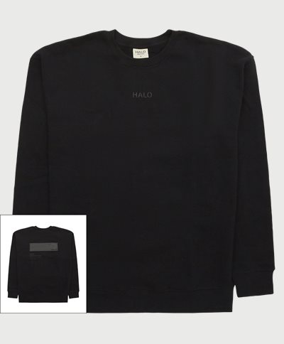 HALO Sweatshirts GRAPHIC CREW 610408 Black